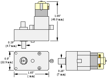 B.I.O. Bug 200:1 motor drawing