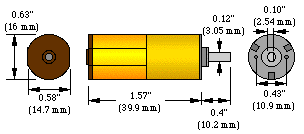 Copal gearmotor diagram